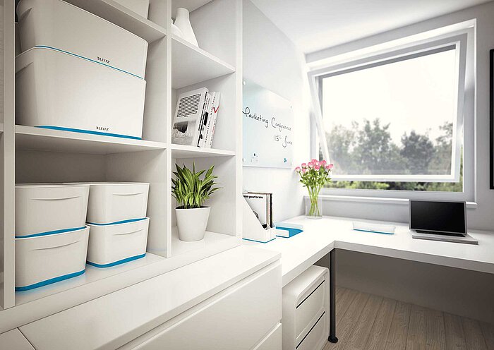 Leitz WOW My Box – ideal zur Aufbewahrung im Home Office, Badezimmer und Küche